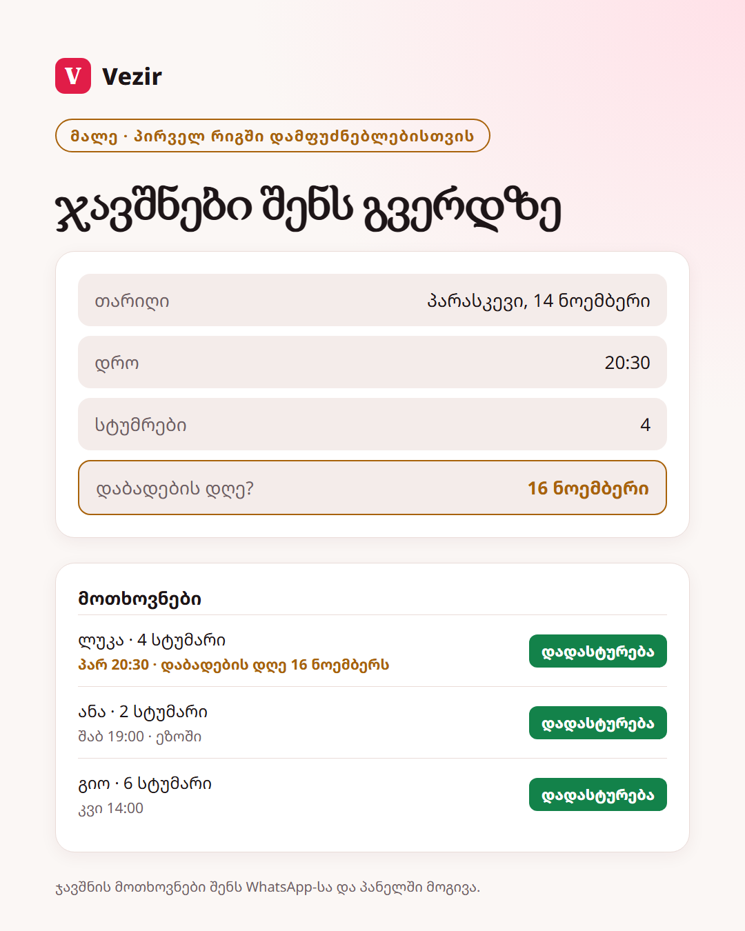 ჯავშნები შენს გვერდზე